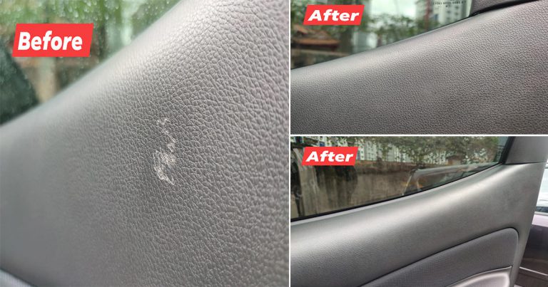 Cuma Gosok Dengan Plastik Keras & Kiwi Kasut, Kesan Gores Pada Panel Pintu Kereta Hilang Tanpa Kesan