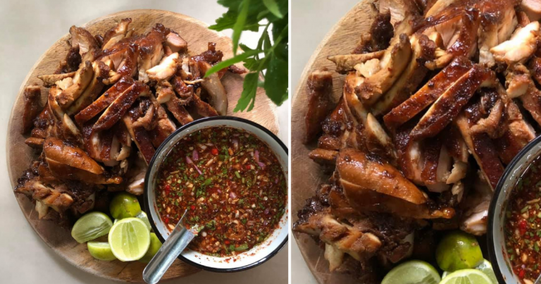 Ayam Bakar Meraung! Makan Dengan Sos Pencicah Pedas Memang Sedap! Sesuai Untuk Yang Diet Juga