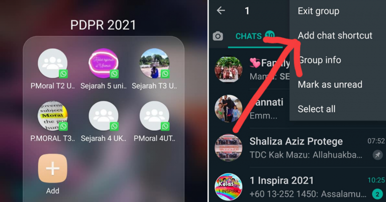 Cara Buat Folder Grup Chat Kelas Anak Untuk PdPR di WhatsApp & Telegram Supaya Parent Tak Pening
