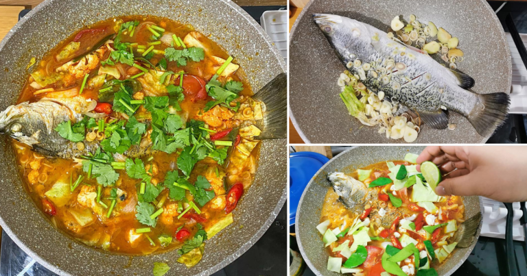Cara Masak Ikan Siakap Tomyam Yang Padu. Puas Hati Masak Sendiri