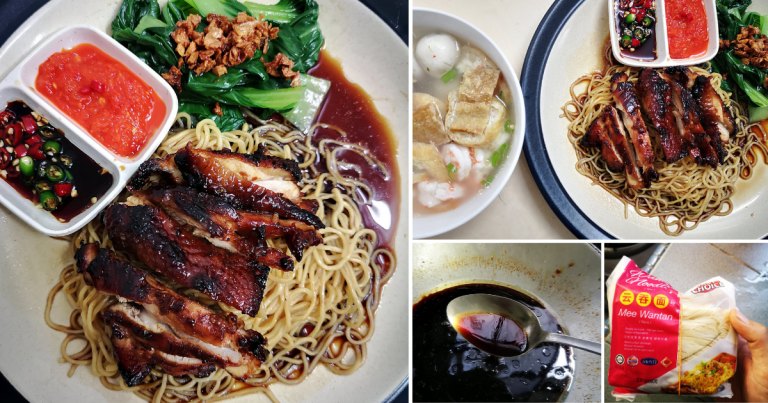 Cara Buat Mee Kicap Paling Senang, Lengkap Dengan Sup & Ayam. Memang Kenyang!