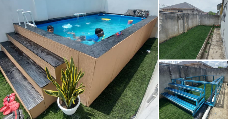 7 Hari Siap Kolam Mandi Tepi Rumah, Bajet RM3k! Buat Sorang Pun Boleh!