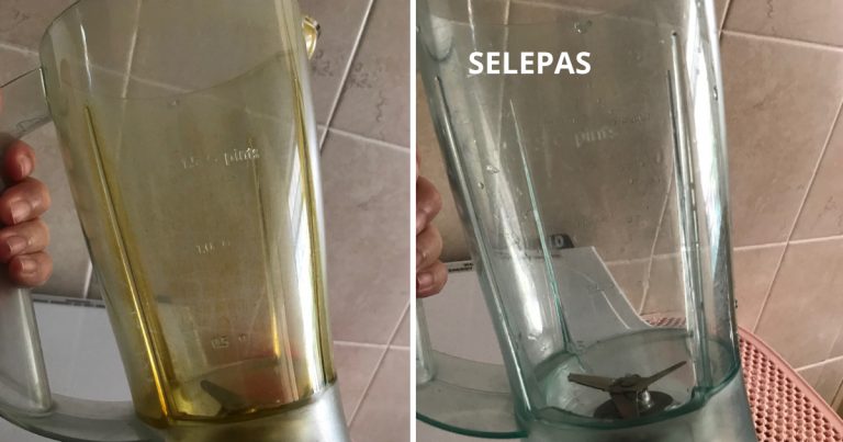 3 Cara Mudah Hilangkan Kesan Kuning Kunyit & Bau Cili Pada Blender