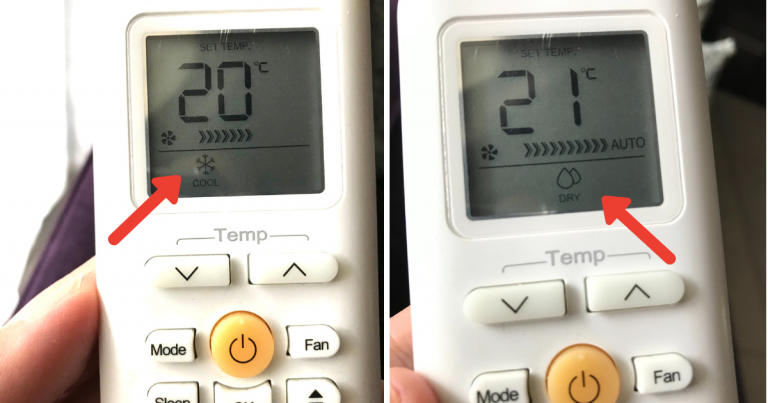 Untuk Penjimatan & Elak Selesema, Ini Yang Kita Kena Faham Fungsi Dry Mode Aircond