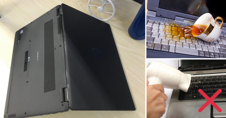 Jika Laptop Tertumpah Atau Terkena Air Segera Lakukan Perkara Berikut! Tapi Jangan Guna Hair Dryer
