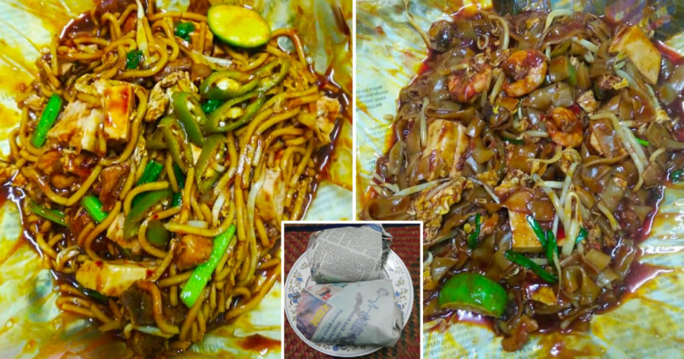 Cara Buat Mi & Kuetiau Goreng ‘Kuali Besar’. Nak Lagi ‘Feel’ Bungkus Guna Surat Khabar