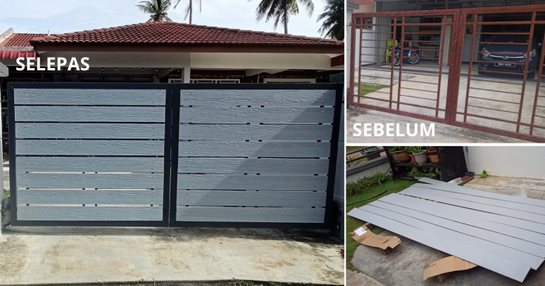 Buat Sendiri Pintu Pagar ‘Privacy’. Lagi Jimat Kos Tak Sampai RM350!