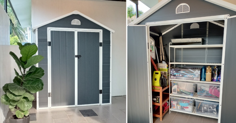 Idea ‘Backyard Storage’ Untuk Simpan Barang Tanpa Perlu Bertukang. Hasilnya Kawasan Rumah Kemas