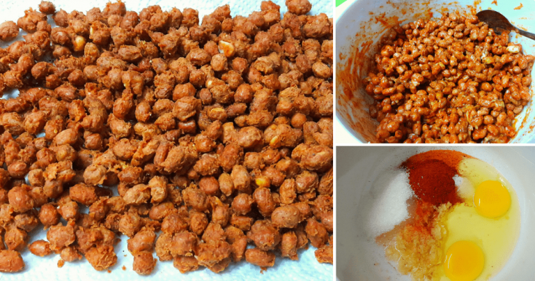 Kacang Botak, Kudapan Raya Paling Senang Nak Buat & Sedap. Modal Pun Murah
