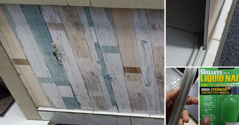 DIY Mudah Pintu Tutup Bawah Table Top. Guna Plywood, Rail & Gam Saja! Tak Perlu Drill