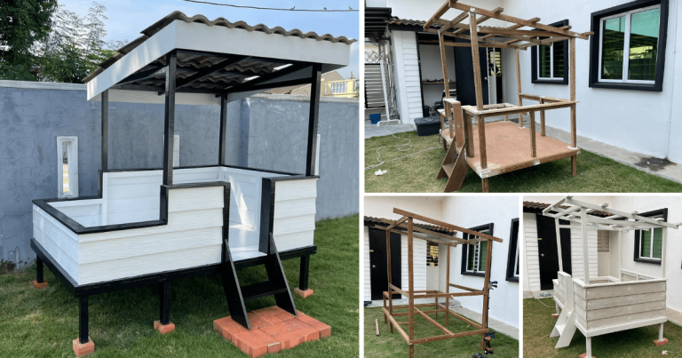 DIY Playhouse Untuk Anak. Nak Beli Mahal, Buat Sendiri Lagi Murah
