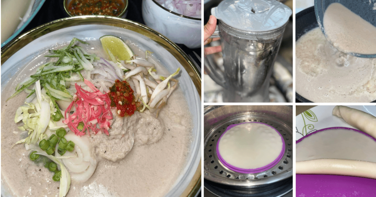 Buat Sendiri Laksam, Ini Cara Masak Lengkap Dari Kuah, Laksam & Sambal