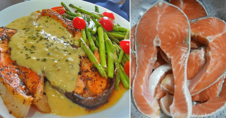 Cara Masak Salmon Grill Yang Mudah & Sedap. Boleh Cuba Salmon Grilled Lemon Sauce