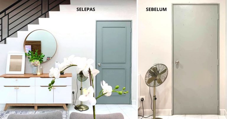 Makeover Pintu Rumah. DIY Mudah Sehari Dah Siap