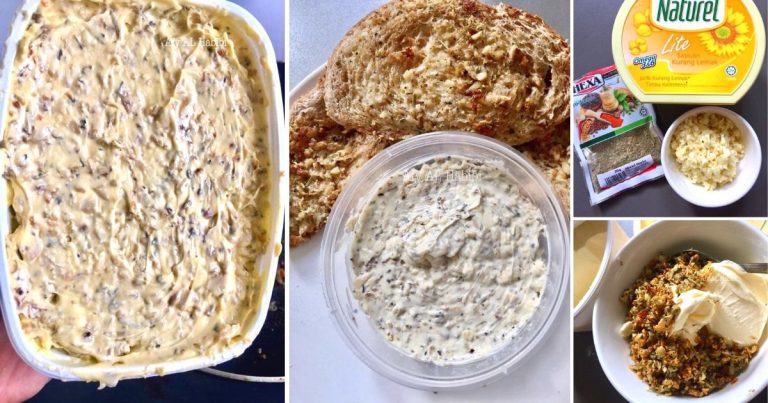 Buat Garlic Spread Mudah Sangat Rupanya. Guna 3 Bahan Saja & Tahan Lama