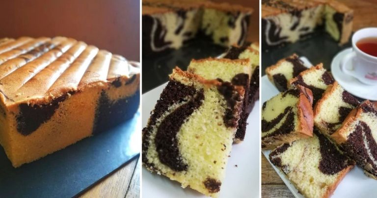 Buat Kek Marble Kampung Ini Mudah Sangat, Tak Pandai Baking Pun Menjadi