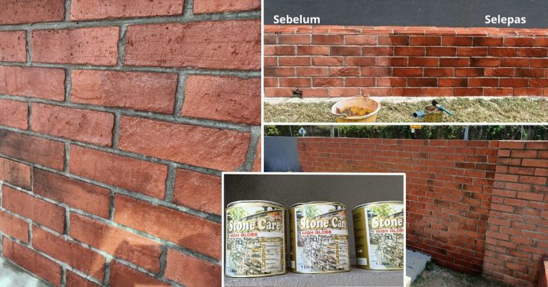 Tip Jika Rumah Guna Decorative Bricks Atau Stone Verneer Supaya Warna Lebih Cantik, Nampak Mewah & Kalis Air