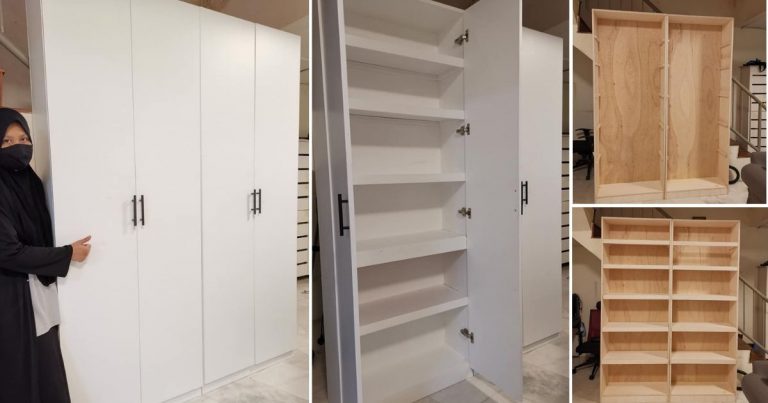 Buat Sendiri Almari Buku Besar “Gedabak’. Modal Beli Plywood Cuma RM480  Dapat 2 Almari