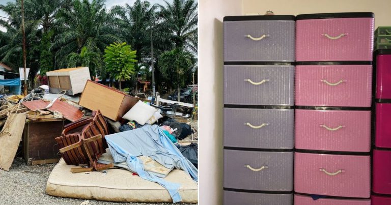 Tip Beli Perabot Selepas Kejadian Banjir, Cari Perabot Plastik & Bekas Simpan Barang Sementara Dulu