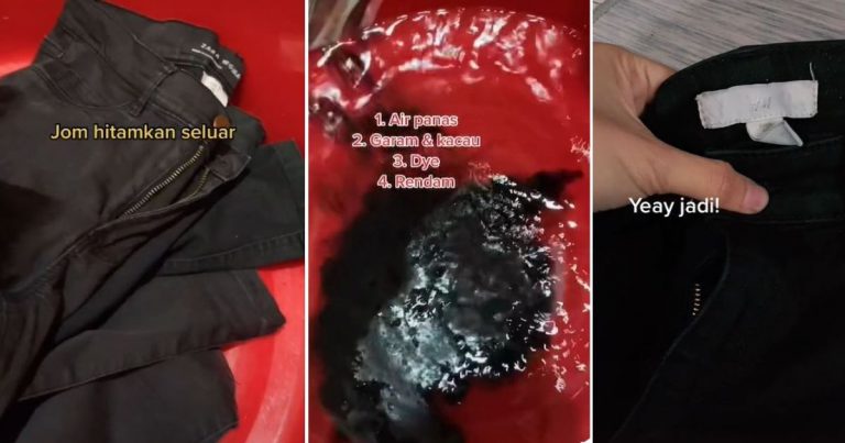 Seluar Hitam Dah Pudar, Lakukan Langkah Ini Untuk Hitamkannya Semula. Hasilnya Macam Baru Beli