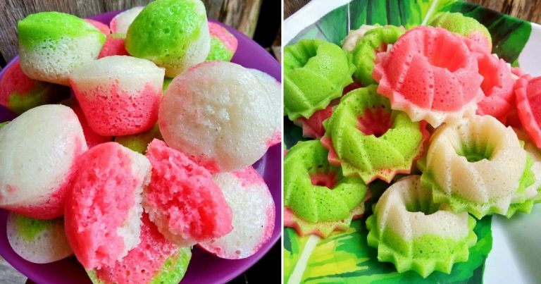 Buat Sendiri Apam Nasi Yang Lembut Gebu. Guna Sukatan Cawan Lagi Mudah