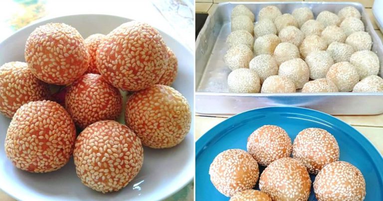 Buat Sendiri Kuih Bom Bijan, Ikut Sukatan Ini Lagi Mudah & Tak Meletup Bila Goreng