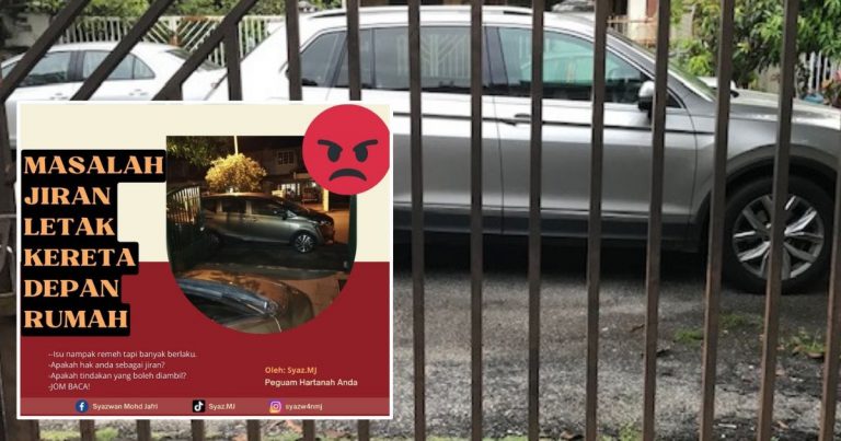 Masalah Jiran Suka Parking Kereta Block Pagar Rumah. Dah Tegur & Buat Aduan Tak ‘Jalan’ Ini Yang Boleh Kita Lakukan