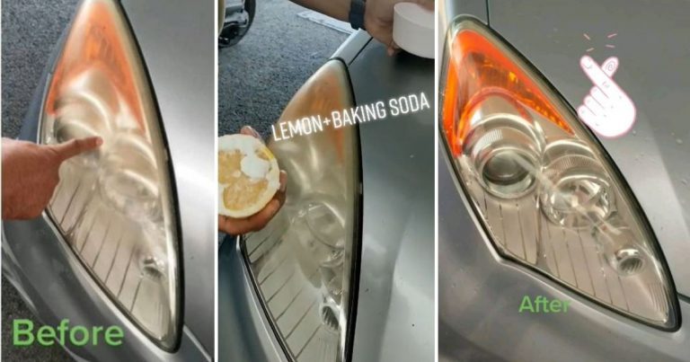 Sental Lemon & Baking Soda Pada Lampu Kereta Kedam, Hasilnya Memang Terus Berkilat
