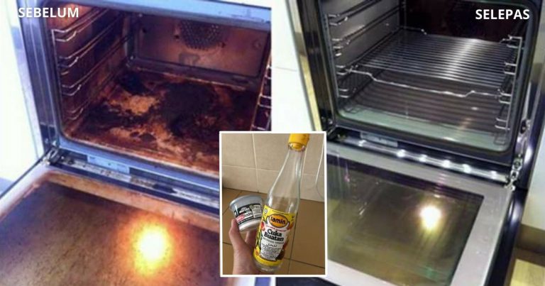 Tip Cuci Oven Yang Melekat Kotoran, Hasilnya Berkilat. Guna Cuka & Baking Soda