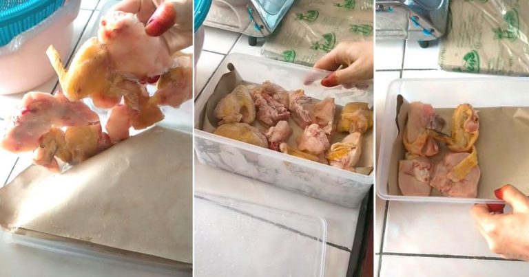 Tip Simpan Ayam Dalam Freezer Supaya Ayam Beku Seketul-Seketul, Mudah Nak Lerai