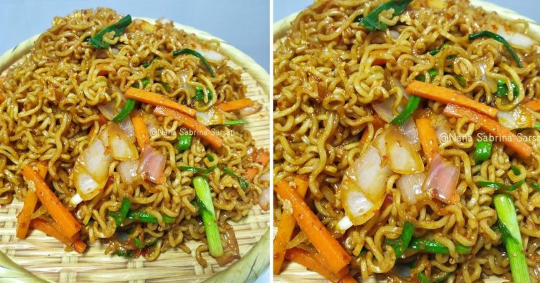 Maggi Goreng Simple Tapi Sedap. Sekali Buat 3 Bungkus Baru Puas Hati