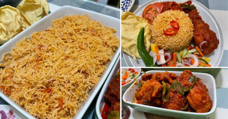 Cara Buat Nasi Tomato & Ayam Merah Yang Simple Tapi Sedap Untuk Tetamu Datang Beraya Tengah Hari