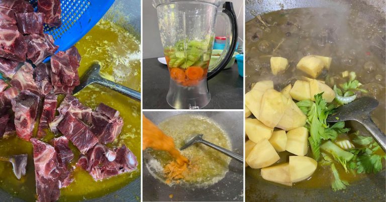 Rahsia Buat Sup Tulang Sedap, Kuah Pekat. Kena Kisar 2 Bahan Ini & Tumis Sekali