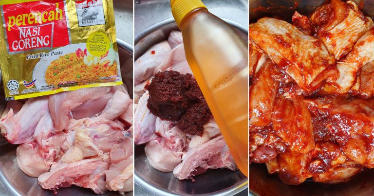 Cara Mudah Buat Ayam Bakar, Guna Perencah Nasi Goreng Segera Saja. Lagi Sedap Rupanya!