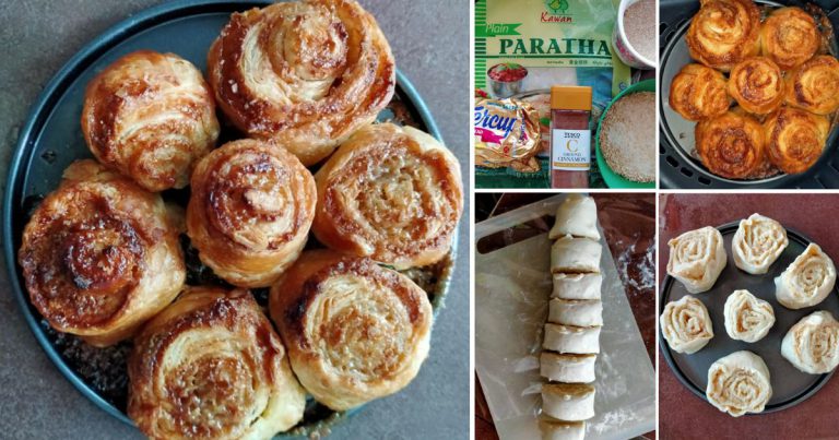 Cara Buat Cinnamon Roll Ekspres, Guna Paratha Lagi Senang & Rangup. Tak Perlu Buat Doh