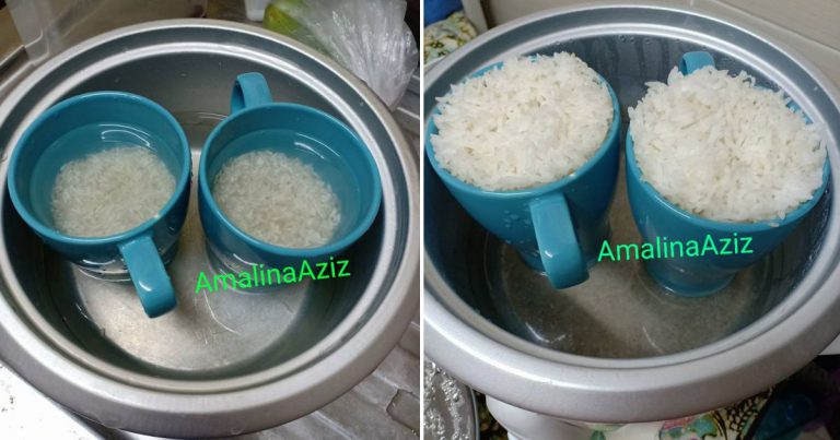 Kalau Masak Nasi Untuk Sorang Makan, Lagi Mudah Guna Cawan. Tiada Kerak, Tak Membazir