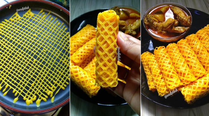 Hidangan Roti Jala Cara Bancuh & 'Kirai