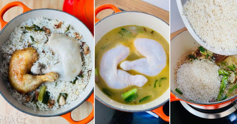 Cara Buat One Pot Nasi Ayam. Nasi & Ayam Masak Sekali Saja, Senang & Sedap