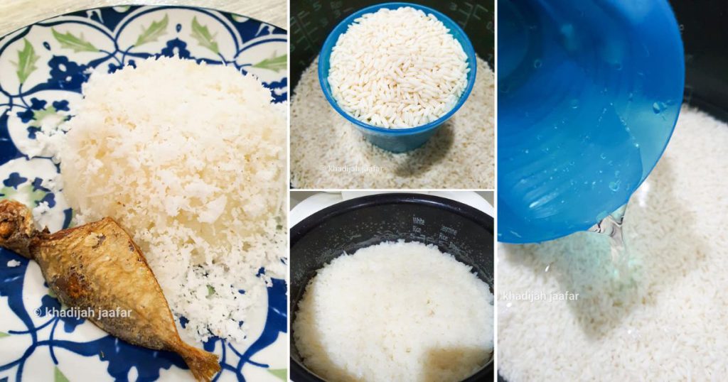 Rahsia Masak Pulut Sedap, Tanak Guna Air Kelapa Muda. Masak Guna Rice