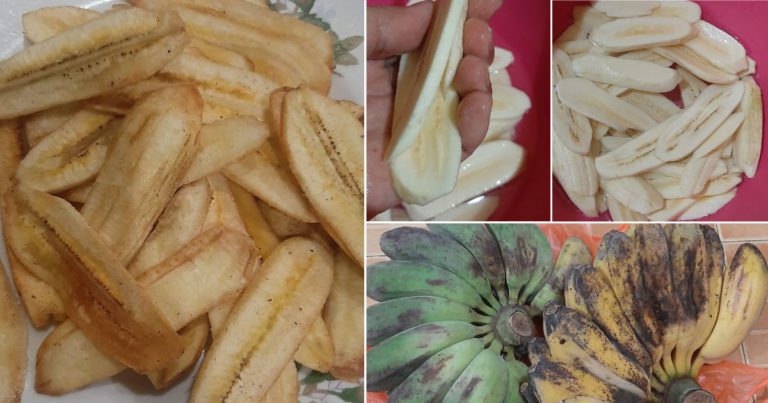 Rupanya Buat Pisang Goreng Kosong Pun Sedap. Cuma Potong Pisang & Goreng, Senang Sangat