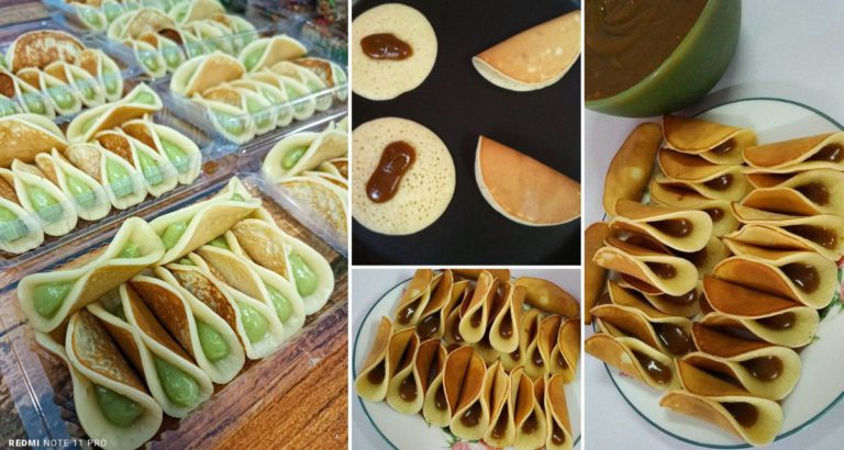 Dahlah Cantik, Sedap Pula. Ini Cara Buat Kuih Manja Atau Apam Tokyo, Senang Rupanya
