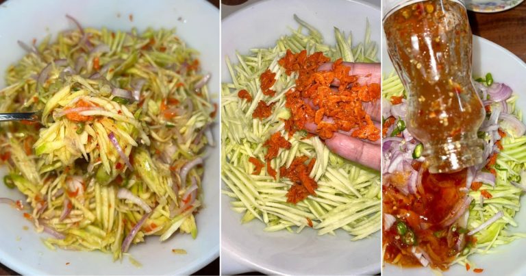 Cara Buat Somtam Stail Ibu Yang Mudah & Sedap. Cukup Rasa Masam, Manis Dan  Pedas