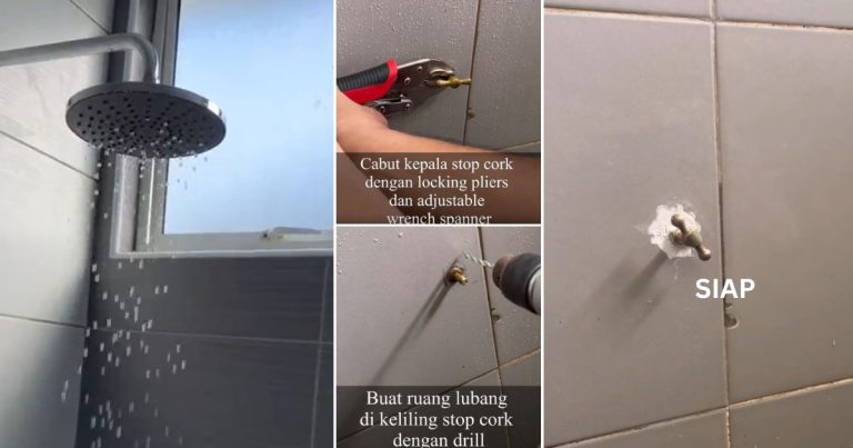 Cara Tukar Kepala Paip Shower Yang Masih Menitis Air Walau Dah Tutup Ketat