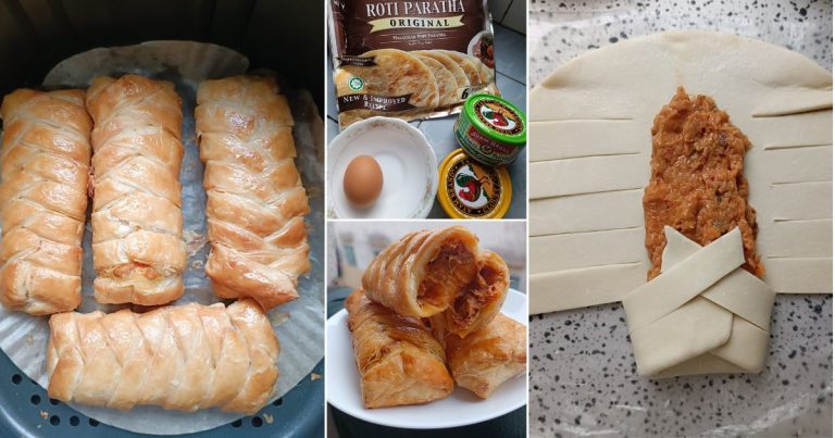 Buat Tuna Puff Cara Mudah, Guna 3 Bahan Saja. Sekejap Saja Dah Siap, Hasilnya Gebu
