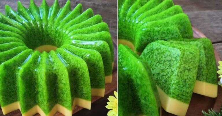 Buat Puding Lumut Butter Ikut Cara Opah Yang Sedap & Berlemak, Buat Pun Senang
