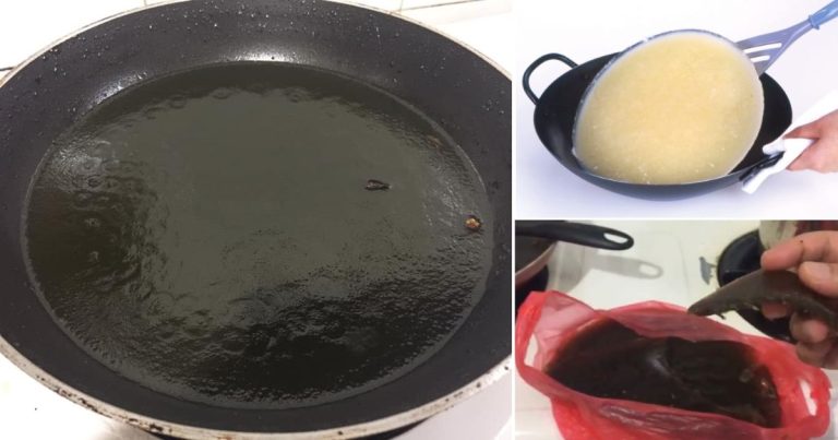 Cara ‘Bekukan’ Minyak Masak Terpakai Supaya Senang Nak Buang, Tak Meleleh & Tak Kotor