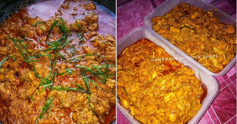 Cara Buat Rendang Ayam Hancur, Lagi Sedap Makan Dengan Ketupat & Lemang