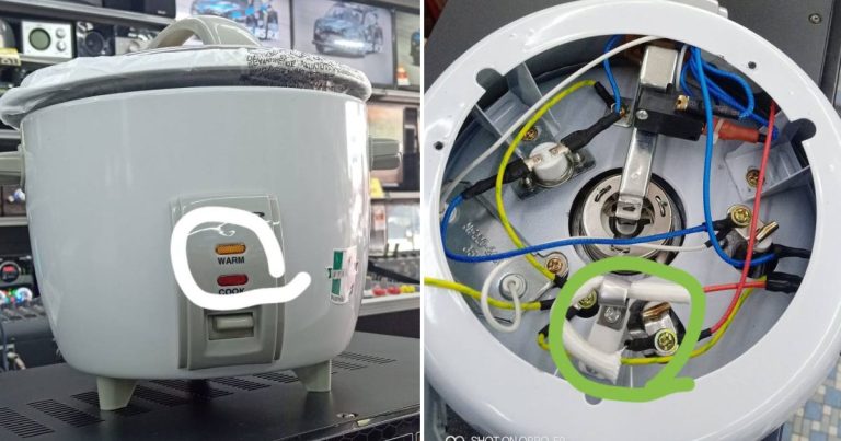 Rice Cooker Kat Rumah Tak Boleh ‘On’, Mudah Saja Nak Baiki. Jangan Terus Beli Baru