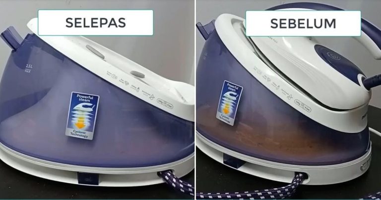 Cara Cuci Tangki Steam Iron Yang Berkarat. Mudah & Boleh Buat Sendiri