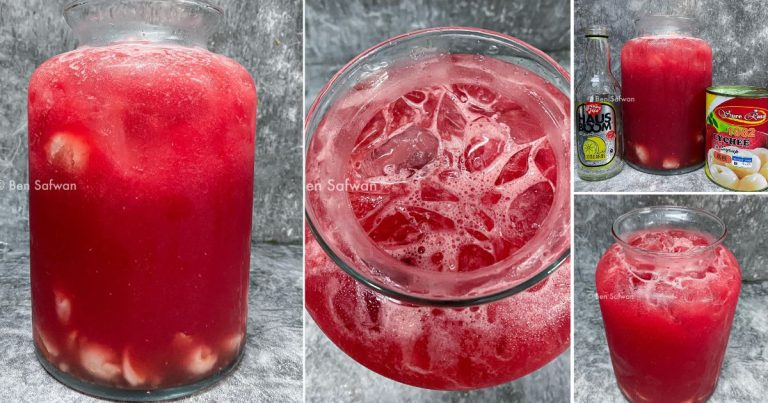 Minum Air Tembikai Lemon Laici Waktu Cuaca Panas Memang Nikmat. Ini Cara Buatnya